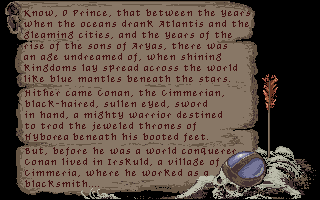 Conan: The Cimmerian screenshot 4 for Amiga